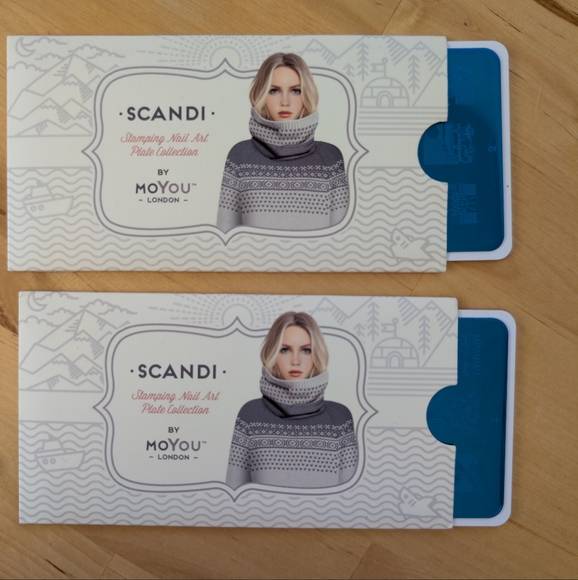 MoYou London Scandi 01 and 06 Nail Stamping Plates BNNU - Picture 1 of 6